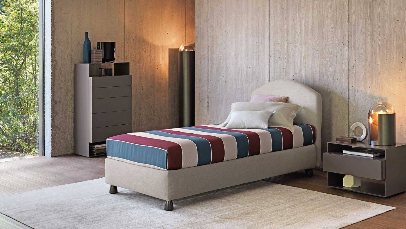 letto singolo magnolia flou